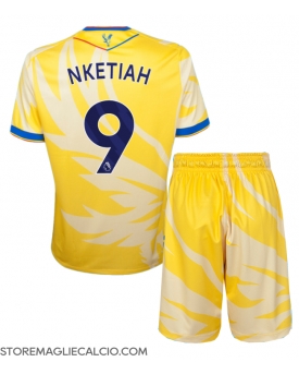 Crystal Palace Eddie Nketiah #9 Maglia Gara Trasferta Repliche 2024-25 Bambino Maniche Corte